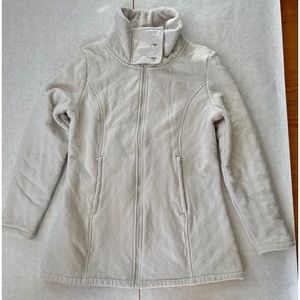 The North Face Caroluna White Quilted Jacket 
Coziest Fleece Jacket Large